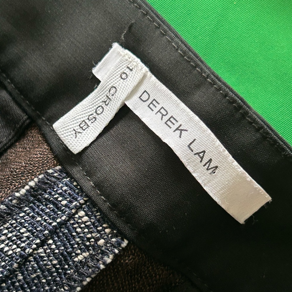 Derek Lam 10 Crosby Linen Silk Pants Women's Size 4 Wide Leg Made in USA - Picture 10 of 10